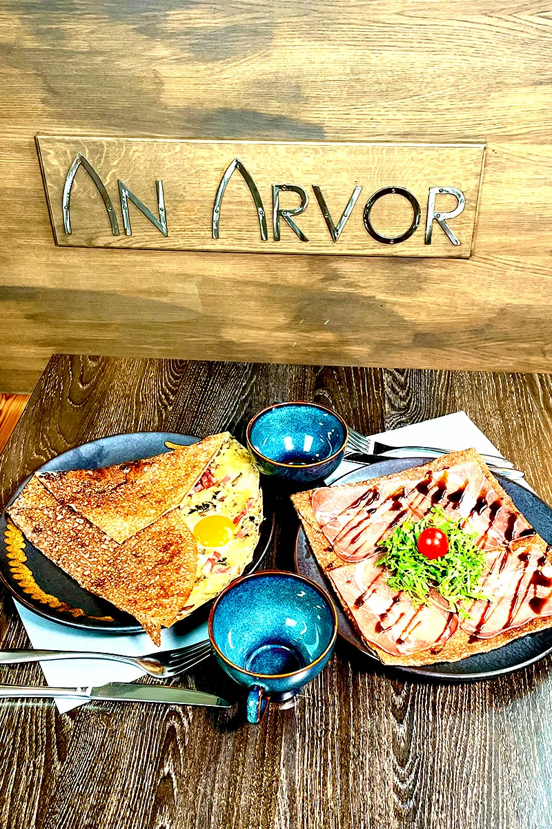 An Arvor menu